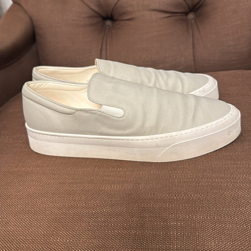 The Row Beige Slip-On Sneakers - Picture 2 of 10